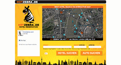 Desktop Screenshot of hotzebra.de